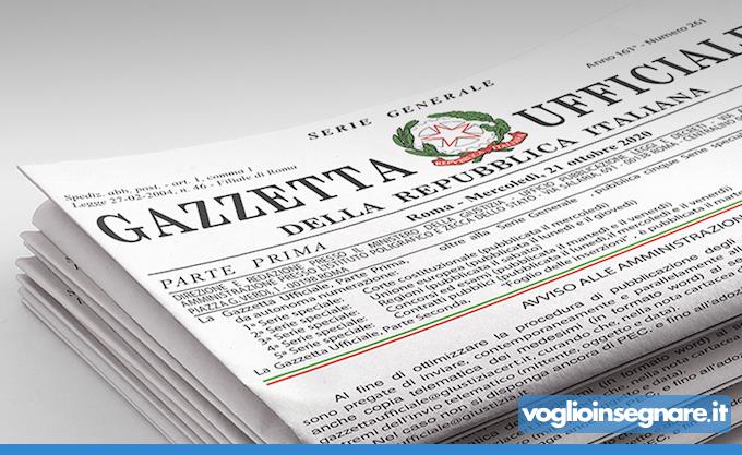 DPCM 60 CFU : In gazzetta il decreto per la formazione iniziale dei docenti